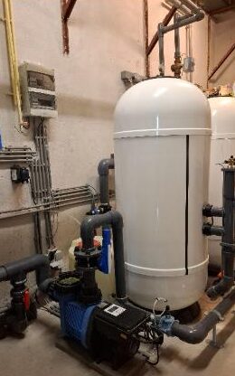 Renovatie filterinstallatie zwembad, hotel Nijkerk